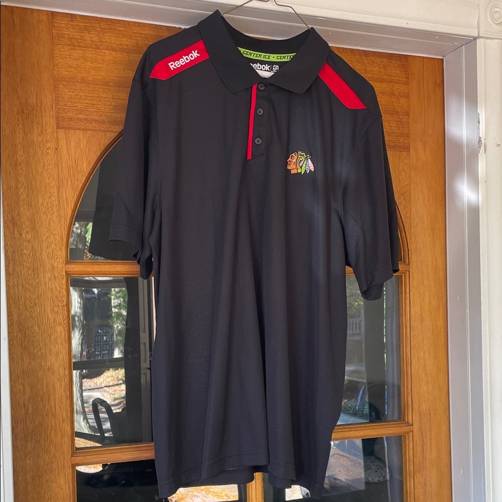 Chicago Blackhawks Reebok Center Ice Polo XL